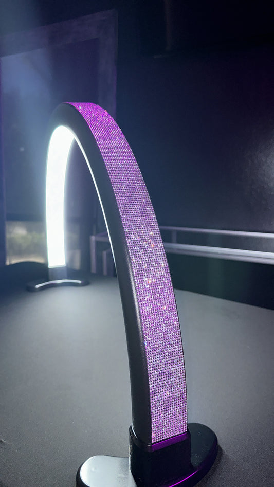 Moon Tabletop Sparkle Lamps