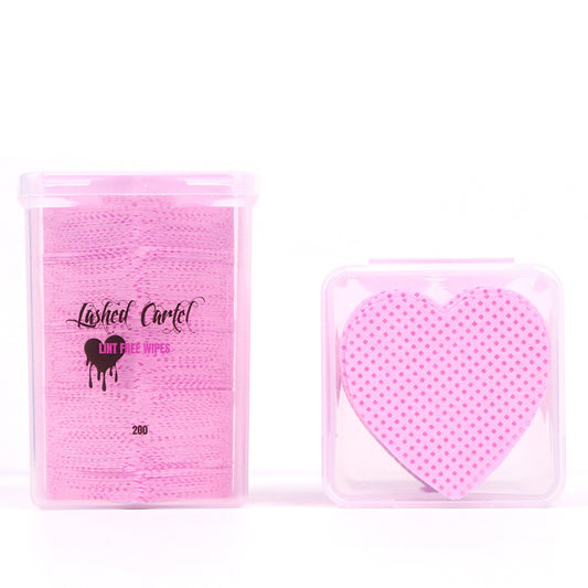 PINK HEART ADHESIVE WIPES