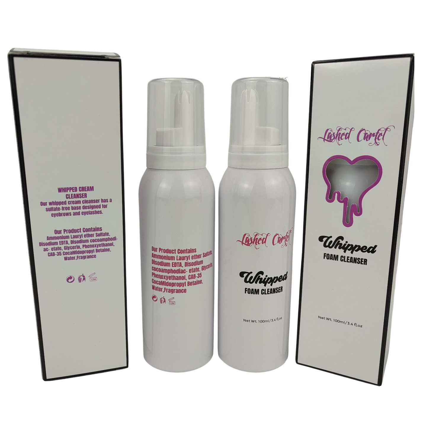 Eyelash Lash Cleanser - Whipped Cream WHOLESALE