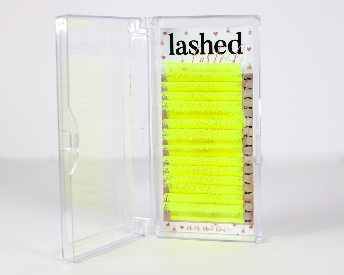 Yellow color lashes